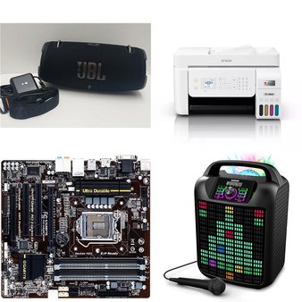 Pallet – 38 Pcs – All-In-One, Keyboards & Mice, In Ear Headphones, Networking – Customer Returns – onn., Canon, HP, Onn