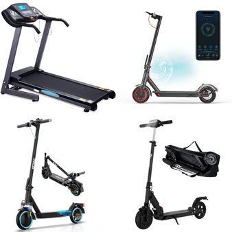 Pallet – 11 Pcs – Unsorted, Powered, Exercise & Fitness, Mowers – Customer Returns – RCB, SSPHPPLIE, UREVO, AOVOPRO