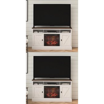 Pallet – 3 Pcs – TV Stands, Wall Mounts & Entertainment Centers – Damaged / Missing Parts / Tested NOT WORKING – Ameriwood Home, Mainstays