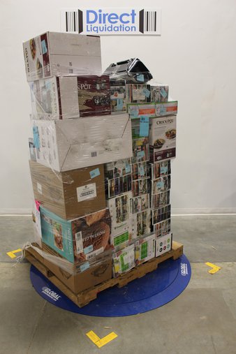 Pallet – 67 Pcs – Lighting & Light Fixtures, Vacuums, Kitchen & Dining – Customer Returns – Jasco, Foodsaver, Maytag, Oxygenics