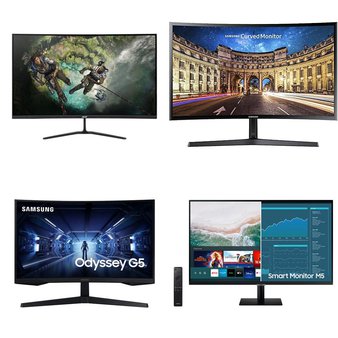 Pallet – 26 Pcs – Monitors – Damaged / Missing Parts / Tested NOT WORKING – Samsung, ACER, HP, Onn