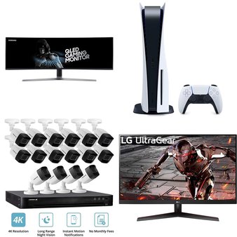 Pallet – 53 Pcs – Powered, Monitors, DVD & Blu-ray Players – Damaged / Missing Parts / Tested NOT WORKING – Jetson, Onn, LG, Hover-1