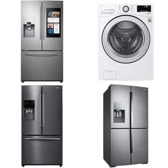 Truckload – 26 Pallets – 26 Pcs – Appliances – Refrigerators, Laundry, Ovens / Ranges – Customer Returns – Samsung, Lucky-Goldstar, Samsung 25 cu. ft French Door Refrigerator, Frigidaire