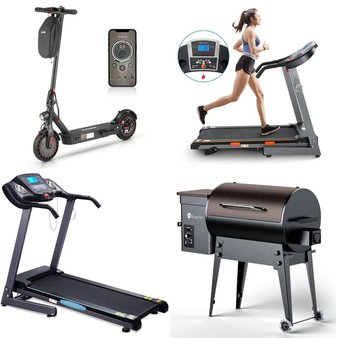 Pallet – 10 Pcs – Exercise & Fitness, Powered, Patio, Fireplaces – Customer Returns – MaxKare, Costway, EVERCROSS, UHOMEPRO