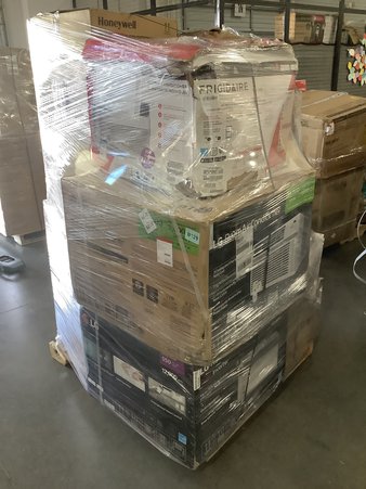 6 Pallets – 60 Pcs – Air Conditioners, Trimmers & Edgers, Kitchen & Dining, Mowers – Untested Customer Returns – Walmart