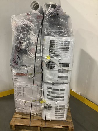 6 Pallets – 43 Pcs – Air Conditioners – Untested Customer Returns – Major Retailer