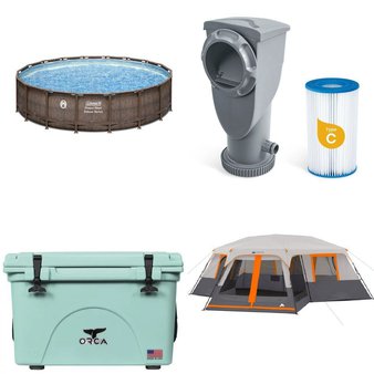 12 Pallets – 332 Pcs – Camping & Hiking, Optics / Binoculars, Unsorted, Firearms – Customer Returns – Ozark Trail, Coleman, National Geographic, Igloo