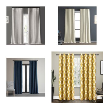 Pallet – 317 Pcs – Curtains & Window Coverings, Bath, Earrings – Mixed Conditions – Eclipse, Sun Zero, Fieldcrest, Madison Park