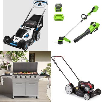 6 Pallets – 73 Pcs – Trimmers & Edgers, Mowers, Other, Grills & Outdoor Cooking – Customer Returns – Hyper Tough, Mm, GreenWorks Tools, Macwagon