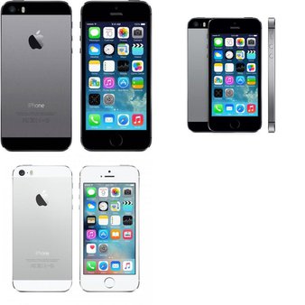 5 Pcs – Apple iPhone 5S – Refurbished (GRADE A – Unlocked) – Models: ME324LL/A, ME341LL/A, MD646LL/A
