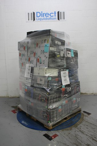 Pallet – 52 Pcs – Drones & Quadcopters Vehicles, Microsoft, Security & Surveillance – Tested NOT WORKING – Protocol, ThrustMaster, SkyRover, Night Owl