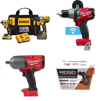 10 Pcs – Power Tools – Refurbished (GRADE A, GRADE B) – Milwaukee, RIDGID