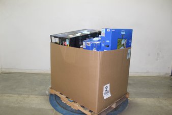 12 Pallets – 358 Pcs – Vacuums, Monitors, Home Theatre In a Box, TV Stands, Wall Mounts & Entertainment Centers – Untested Customer Returns – Walmart
