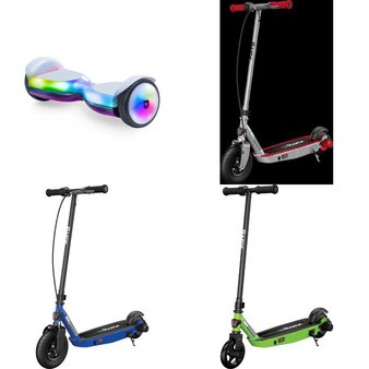 Pallet – 15 Pcs – Powered, Vehicles, Trains & RC – Customer Returns – Razor Power Core, Razor, Jetson, Monster Jam