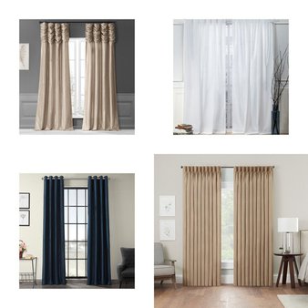 CLEARANCE! Pallet – 265 Pcs – Curtains & Window Coverings – Mixed Conditions – Fieldcrest, Eclipse, Sun Zero, Madison Park