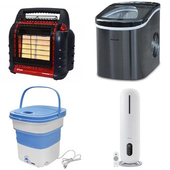 Pallet – 15 Pcs – Food Processors, Blenders, Mixers & Ice Cream Makers, Humidifiers / De-Humidifiers, Heaters, Laundry – Customer Returns – Frigidaire, Vornado, Honeywell, Mr. Heater