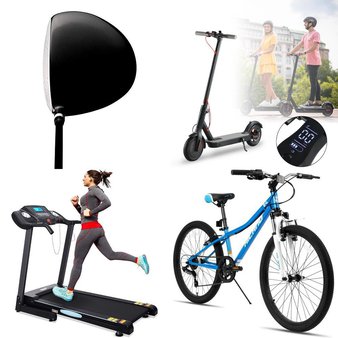 Pallet – 14 Pcs – Unsorted, Vehicles, Exercise & Fitness, Powered – Customer Returns – Funcid, MotorGenic, BEBANG, Callaway