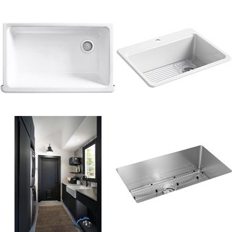 Pallet – 11 Pcs – Hardware, Kitchen & Bath Fixtures – Customer Returns – Kohler, Blanco, Dayton, KOHLER CO