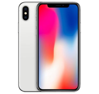 6 Pcs – Apple iPhone X 256GB Silver LTE Cellular AT&T MQAN2LL/A – Refurbished (GRADE B – Unlocked – White Box)