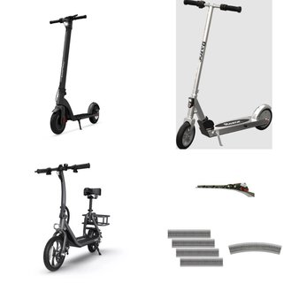 12 Pallets – 331 Pcs – Powered, Vehicles, Trains & RC, Outdoor Play, Action Figures – Customer Returns – New Bright, Jetson, Razor, Adventure Force