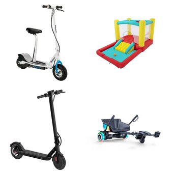 Pallet – 27 Pcs – Powered, Outdoor Play, Cycling & Bicycles, Baby Toys – Customer Returns – Hover-1, Razor, Jetson, Razor Power Core