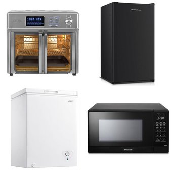 Pallet – 7 Pcs – Bar Refrigerators & Water Coolers, Microwaves – Customer Returns – Panasonic, Hamilton Beach, Kalorik, Primo