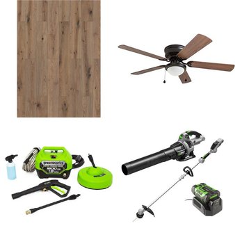 SPECIAL! Manifested Load – 12 Pallets – 155 Pcs – Lighting & Light Fixtures, Hardware, Fans, Unsorted – Customer Returns – Harbor Breeze, Craftsman, Kobalt, Allen & Roth