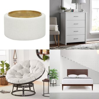 CLEARANCE! Pallet – 14 Pcs – Living Room, Bedroom, Dining Room & Kitchen, Mattresses – Overstock – Mainstays, Zinus