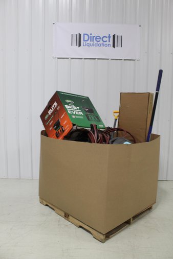Pallet – 91 Pcs – Accessories, Mowers, Other – Customer Returns – Scotts, Troy-Bilt, ScotchBlue, MTD