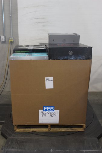 Pallet – 22 Pcs – Desktop Computers – Salvage – HP, CyberpowerPC, APC, Chip PC