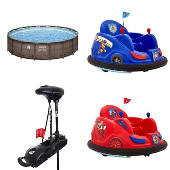 CLEARANCE! Pallet – 8 Pcs – Vehicles, Fishing & Wildlife, Pools & Water Fun, Outdoor Sports – Overstock – Flybar, Little Tikes, Paw Patrol