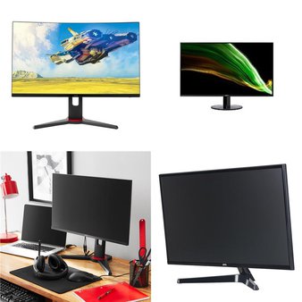 Pallet – 31 Pcs – Monitors – Customer Returns – Onn, ACER, onn.