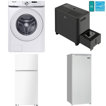 12 Pallets – 59 Pcs – Bar Refrigerators & Water Coolers, Freezers, Refrigerators, Humidifiers / De-Humidifiers – Customer Returns – HISENSE, Galanz, Primo Water, Midea