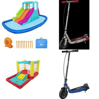 CLEARANCE! Pallet – 15 Pcs – Powered, Outdoor Play, Cycling & Bicycles – Customer Returns – Bounceland, Razor, Hover-1, Play Day