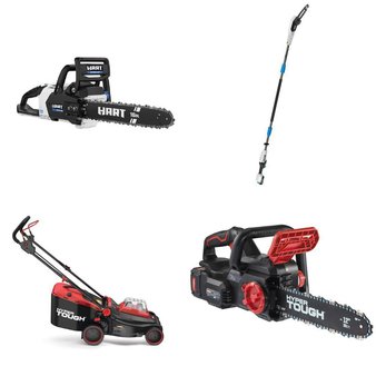 Pallet – 22 Pcs – Leaf Blowers & Vaccums, Hedge Clippers & Chainsaws, Trimmers & Edgers, Mowers – Customer Returns – Hyper Tough, HyperTough, Hart, Expert Grill