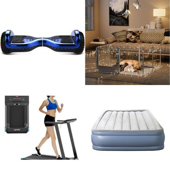 Pallet – 45 Pcs – Powered, Unsorted, Kitchen & Dining, Vehicles, Trains & RC – Open Box Customer Returns – JYX, HoverStar, Gyrocopters, Senlesen