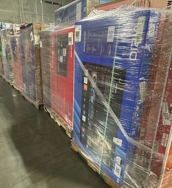 Truckload – 26 Pallets – 357 Pcs – Plug and Play – LED/LCD TVs (24″ – 86″) – aCustomer Returns – Onn, VIZIO, TCL, Samsung