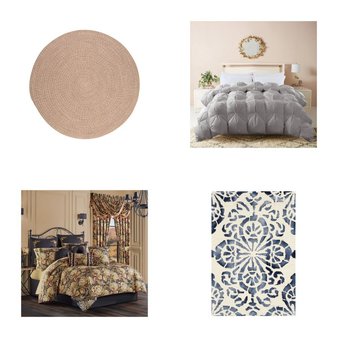 6 Pallets – 557 Pcs – Rugs & Mats, Curtains & Window Coverings, Decor, Sheets, Pillowcases & Bed Skirts – Mixed Conditions – Unmanifested Home, Window, and Rugs, Madison Park, Regal Home Collections, Inc., Safavieh