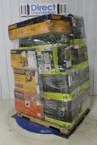 Pallet – 19 Pcs – Power Tools, Pressure Washers, Hardware – Customer Returns – RYOBI, DEWALT