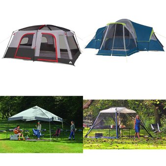 CLEARANCE! Pallet – 20 Pcs – Camping & Hiking – Customer Returns – Ozark Trail, Coleman