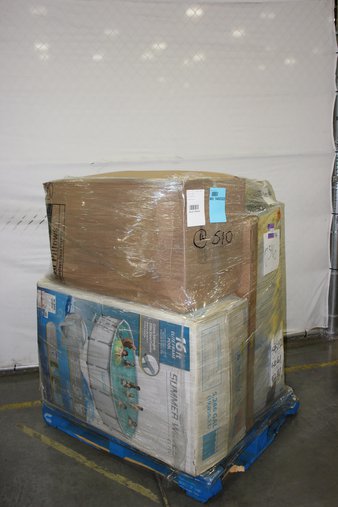 Pallet – 6 Pcs – Pools & Water Fun – Customer Returns – Play Day, Summer Waves Elite