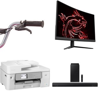 Pallet – 22 Pcs – Monitors, Speakers, Not Powered, Inkjet – Customer Returns – onn., MSI, LG, Razor