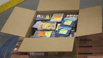 1 Parcel Box – 126 Pcs – DVD Discs, Blu-ray Discs – NEW/SEALED Products – Walmart