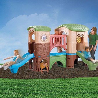Pallet – Step2 Clubhouse Climber Playset-801200 – Open Box Customer Returns – Step2