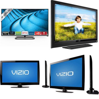 25 Pcs – LED/LCD TVs (39″ – 50″) – Refurbished (GRADE C – No Stand) – VIZIO, LG, Sony, HITACHI