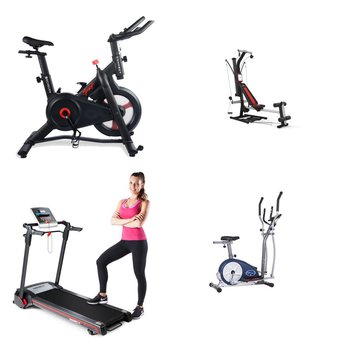 Pallet – 4 Pcs – Exercise & Fitness – Customer Returns – ECHELON, Bowflex, Hupa, Marcy