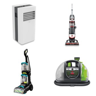 Pallet – 12 Pcs – Vacuums – Open Box Customer Returns – Bissell, Hoover, Lasko, Midea