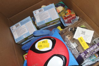 1 Parcel Box – 19 Pcs – Stuffed Animals, Vehicles, Trains & RC – OPEN BOX UNTESTED RETURNS – Walmart