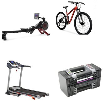 CLEARANCE! Pallet – 9 Pcs – Exercise & Fitness, Cycling & Bicycles, Powered – Overstock – Sunny Health & Fitness, CAP, Kent