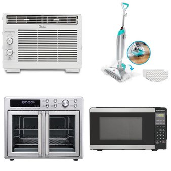 Pallet – 21 Pcs – Microsoft, Microwaves, Air Conditioners – Damaged / Missing Parts / Tested NOT WORKING – Mainstays, PowerA, Midea, Hamilton Beach